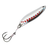 Chispa Anzuelo Jig Pesca Señuelo 6.5 Cm 25g Puntos Rojos