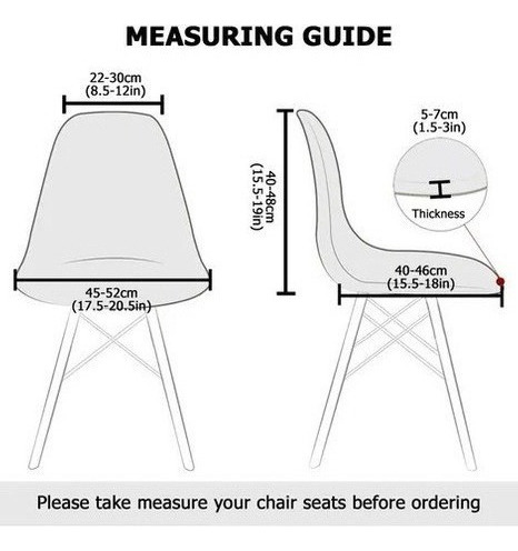 Fundas Impermeables For Sillas De 4 Piezas Eames