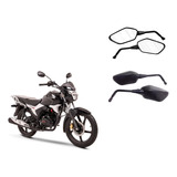 Kit X2 Espejos Negro Mate Honda Ghl 150 Cc R / D Tdm