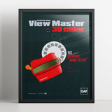 Cuadro 40x50 Gamer / View Master / C/vidrio Póster