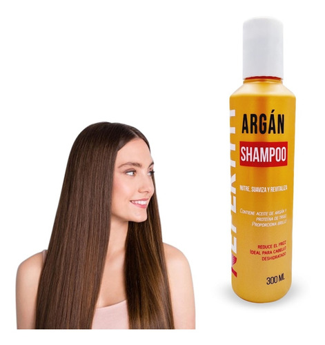 Shampoo De Argan Para Hidratar Cabello Nefertiti 300ml