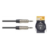 Cable Stagg Mini Plug Estereo 3 Mts - Pro Metal Auricular Pc