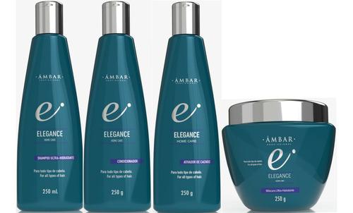 Elegance Âmbar Profissional Kit Completo 4 Passos