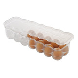 Recipiente Refrigerador Organizador Huevos Caja Transparente