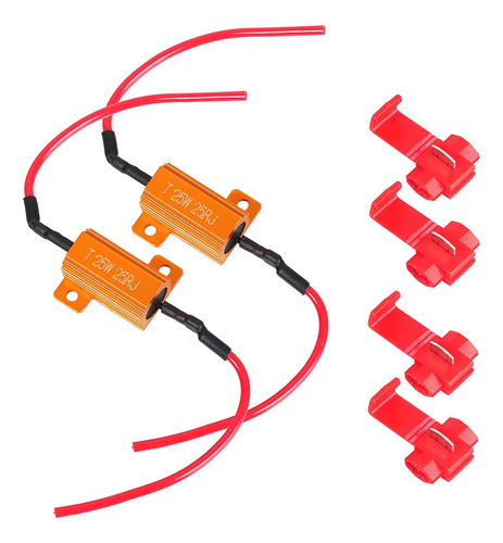 Par Resistencias Led Canbus Error Foco Fundido 50w 25w