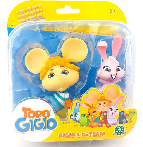 Topo Gigio Y G-team Figuras Coleccionables De La Serie De Tv