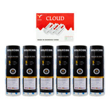 Unixcen Kit Cuello Papel X6 + Cloud Hojas Afeitar X100 6c