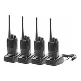 Kit 4 Radios Comunicador 777s 16 Canais Profissional Ht Uhf