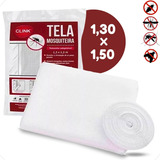 Tela Mosquiteira Com Velcro Ajustável Janela 1,30m X 1,50m