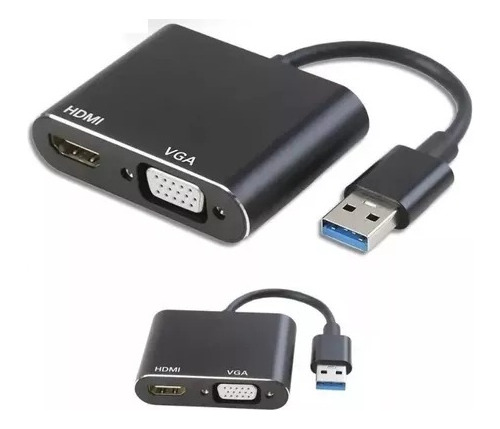 Conversor Usb 3.0 Para Hdmi/vga