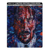 John Wick 3 Tres Steelbook Pelicula 4k Ultra Hd + Blu-ray