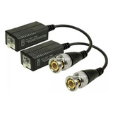 Kit 4 Pares Vídeo Balun Ahd/hdcvi/hdtvi Cftv Engate Rápido