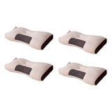 Pack De 4 Almohada De Masaje 3d Spa Soporte Al Cuello Mejora