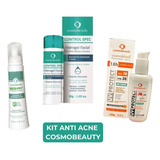 Kit Cosmobeauty Peles Acne Anti Oleosidade E Acneicas 3x 