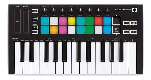 Controlador Midi Novation Launchkey Mini Mk3 25 Teclas Usb