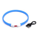 Collar Luz Led Para Perros Gatos Mascotas Recargable Usb S