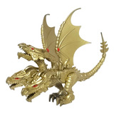 Figura Juguete King Ghidorah Dragon 3 Cabezas