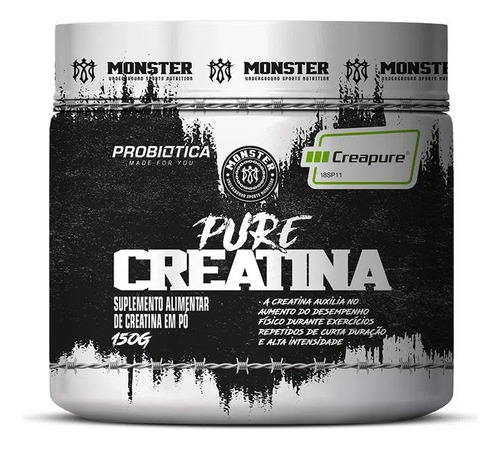 Pure Creatina Monster Creapure 150g Probiótica