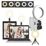 Kit De Iluminación Videoconferencias, Anillo De Luz De...