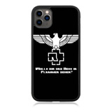 Funda Protector Para iPhone Rammstein Logo Aguila Rock