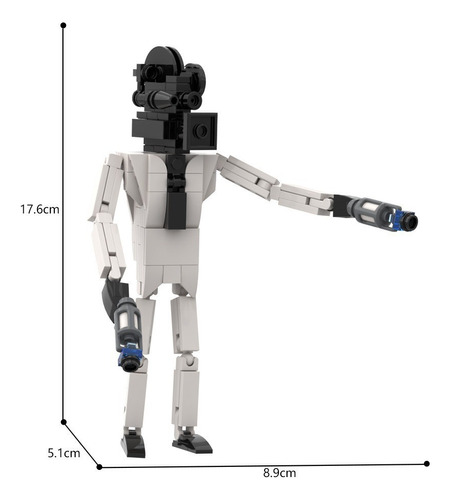 Lego Compatible Skibidi Inodoro Hombre Vs Monitor Hombre