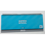 Agenda Semanal Planificador 31 X 12 Cm + Bolígrafo Retráctil