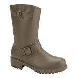 Bota De Dama De Lluvia Goodyear Y001 Color Kaki