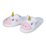 Pantufa Chinelo Unicórnio Quentinho Adulta Infantil Quarto