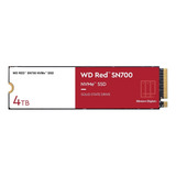 Ssd Western Digital Red Nas Sn700 4tb Nvme M.2 2280 - Wds400t1r0c