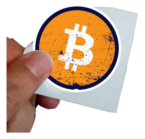 Stickers Calcomanias Pegatinas Crypto Bitcoin Blockchai X 50