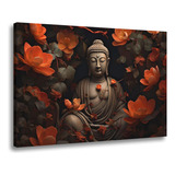 Quadro Decorativo Buda Budismo Meditação Grande Luxo Premium Cor Color