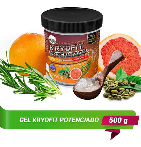  Gel Kryofit Potenciado Reductor Abdomen Panza Y Reafirmante