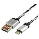 Cable Carga Usb Compatible Con iPhone Lightning Mallado