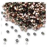 Strass Swarovski Ss12 3mm Hotfix Black Diamond 100 Peças