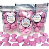 30 Bombones De Chocolate Corazón Rosa Souvenir Candy Bar