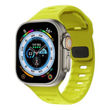 Pulseira Sport P/ Apple Watch 42mm 44mm 45mm 49mm - Amarela