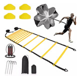 29piezas Kit Entrenamiento De Fútbol Con Escalera Accesorios