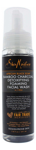 Shea Moisture Jabón Negro Africano De Carbón De Bambú De.