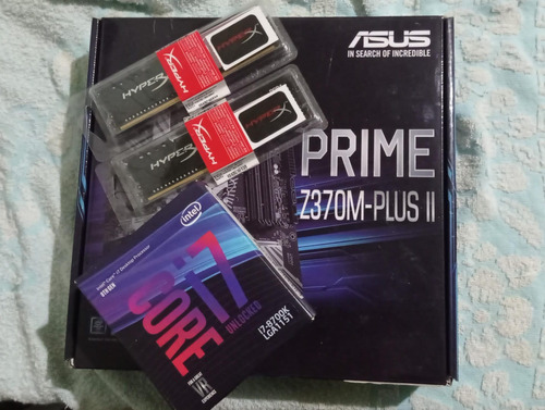 Kit Upgrade I7 8700k, Asus Z370m-plus Ii, 16gb Ram Ddr4 2666