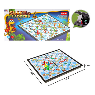 Juego Mesa Magnetico Serpientes Y Escaleras 27x27cm Familia | MercadoLibre