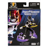 Figura De Acción  Black Ranger Lightning Collection De Hasbro