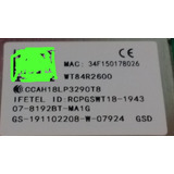 Módulo Wifi Tcl L40s6500 Wt84r2600 07-8192bt-ma1g 