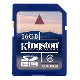 Memoria Sd 16gb Kingston Sd4/16gb