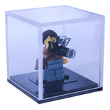 Exhibidor Acrílico Individual Para Muñeco Lego Cubica 5pz