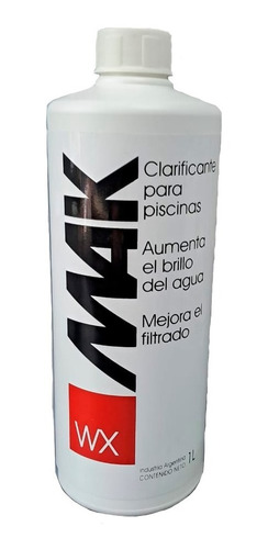 Clarificador Floculante Mak Wx Piletas Piscinas X 1 Litro