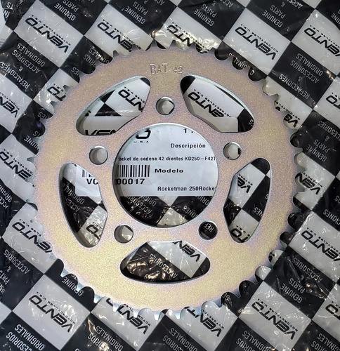 Sprocket Trasero Original Vento Screamer Sportivo 250