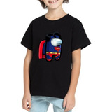 Polera Niño Among Us Superman Manga Corta 