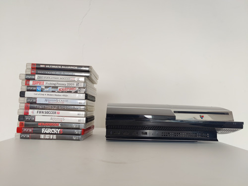 Playstation 3 Fat Buen Estado Con Juegos + 2 Controles 