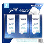 Secret Clinical Strength - Desodorante Sólido Suave, Liger.