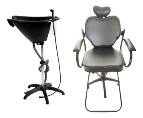 Escova Kit Cadeira Henvifer Conforto+lavatorio Portatil